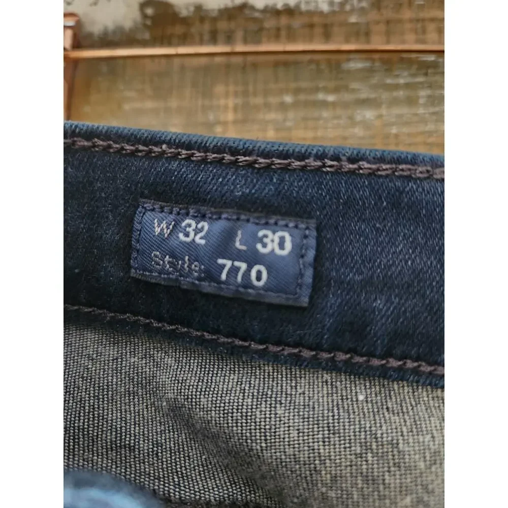 NWOT J. Crew Men's  770™ Straight-Fit Stretch Jean In Deep Lake Wash Blue 32/30